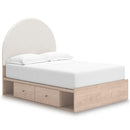  Arloster PCB1566B5 Full Upholstered Panel Bed with Storage IMAGE 1