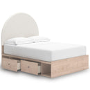  Arloster PCB1566B5 Full Upholstered Panel Bed with Storage IMAGE 2