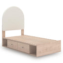  Size_Twin  -- Arloster Upholstered Panel Bed with Storage IMAGE 7