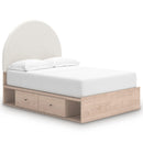  Arloster PCB1566B7 Full Upholstered Panel Bed with Storage IMAGE 1