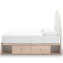  Arloster PCB1566B7 Full Upholstered Panel Bed with Storage IMAGE 4