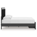  Zuraleus PCB3380B4 Queen Upholstered Panel Storage Bed IMAGE 4