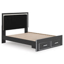  Zuraleus PCB3380B4 Queen Upholstered Panel Storage Bed IMAGE 6