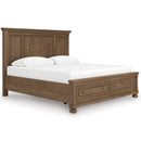  Size_King  -- Feddinger PCB779B12 King Panel Storage Bed IMAGE 1