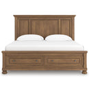  Size_California King  -- Feddinger PCB779B13 California King Panel Storage Bed IMAGE 3