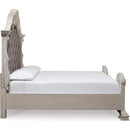  Size_Queen  -- Bruchandi Upholstered Panel Bed IMAGE 3