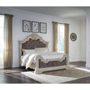  Size_Queen  -- Bruchandi Upholstered Panel Bed IMAGE 5
