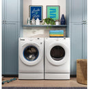  Color_White  -- 4.6 cu. ft. Smart Front Load Washer with UltraFresh Vent System with OdorBlock™ IMAGE 7
