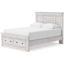  Size_Queen  -- Makidern Panel Bed with Storage IMAGE 5