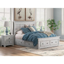  Size_Queen  -- Makidern Panel Bed with Storage IMAGE 9