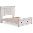  Size_King  -- Makidern Panel Bed with Storage IMAGE 1