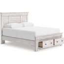  Size_King  -- Makidern Panel Bed with Storage IMAGE 2