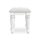  Signature Design by Ashley Kozlani PCB1819-01 Vanity Upholstered Stool IMAGE 2