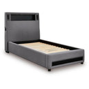  Verishaw PCB2721B23 Twin Upholstered Bed IMAGE 4