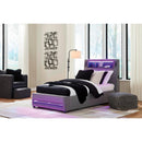  Verishaw PCB2721B23 Twin Upholstered Bed IMAGE 5