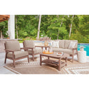  Signature Design by Ashley Grover Beach PCP422-706 Oval End Table IMAGE 5