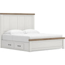  Signature Design by Ashley Savonport King Panel Bed with Storage B100-14/B4615-56/B4615-58/B4615-60/B4615-95 IMAGE 1