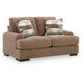  Manufacturer Color_Pecan  -- Jayne Park Stationary Fabric Loveseat IMAGE 1