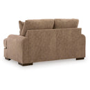  Manufacturer Color_Pecan  -- Jayne Park Stationary Fabric Loveseat IMAGE 3