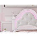  Size_Twin  -- Kozlani Upholstered Panel Bed IMAGE 10