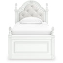  Size_Twin  -- Kozlani Upholstered Panel Bed IMAGE 2