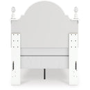  Size_Twin  -- Kozlani Upholstered Panel Bed IMAGE 4