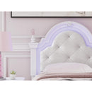  Size_Twin  -- Kozlani Upholstered Panel Bed IMAGE 9