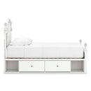  Size_Twin  -- Kozlani PCB1819B9 Twin Upholstered Panel Storage Bed IMAGE 4