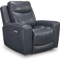  Manufacturer Color_Admiral  -- Next Move Power Leather Match Recliner IMAGE 1