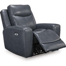  Manufacturer Color_Admiral  -- Next Move Power Leather Match Recliner IMAGE 2