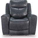  Manufacturer Color_Admiral  -- Next Move Power Leather Match Recliner IMAGE 3