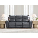 Manufacturer Color_Admiral  -- Next Move Power Reclining Leather Match Sofa IMAGE 4