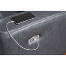  Manufacturer Color_Admiral  -- Next Move Power Reclining Leather Match Loveseat with Console IMAGE 5