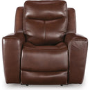  Manufacturer Color_Mahogany  --  Next Move PCU1210213 Power Recliner with Adjustable Headrest IMAGE 3