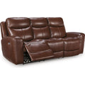  Manufacturer Color_Mahogany  --  Next Move PCU1210215 Power Reclining Sofa with Adjustable Headrest IMAGE 1