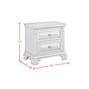  Elements International Bridgestone B-10980-8-NS 2-Drawer Nightstand IMAGE 10