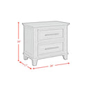  Elements International Canterbury B-13030-3-NS 2-Drawer Nightstand IMAGE 10