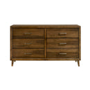  Elements International Malibu MC400DR 6-Drawer Dresser IMAGE 2