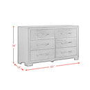  Elements International Allan B-3410-8-DR 6-Drawer Dresser IMAGE 9