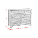  Elements International Colorado City B-13010-8-DR 9-Drawer Dresser IMAGE 8
