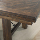  Elements International Jax DJX100DTB Dining Table IMAGE 5