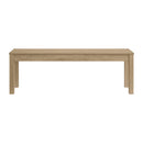  Elements International Eleanor D-6460-5-BN Dining Bench IMAGE 2