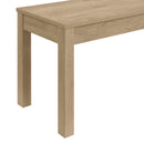  Elements International Eleanor D-6460-5-BN Dining Bench IMAGE 5