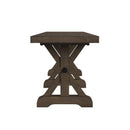  Elements International Yellowstone D-12830-3-BN Dining Bench IMAGE 3