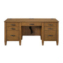  Elements International Portico H-15970-6-DK1 Double Pedestal Desk IMAGE 2