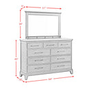  Elements International Montrose B-16670-5-DRMR Dresser And Mirror IMAGE 13