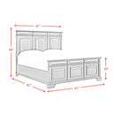  Elements International Bridgestone B-10980-7-KB King Panel Bed IMAGE 8