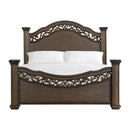  Elements International Brunswick B-13070-5-KB King Panel Bed IMAGE 2