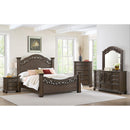  Elements International Brunswick B-13070-5-KB King Panel Bed IMAGE 3