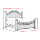  Elements International Brunswick B-13070-5-KB King Panel Bed IMAGE 8
